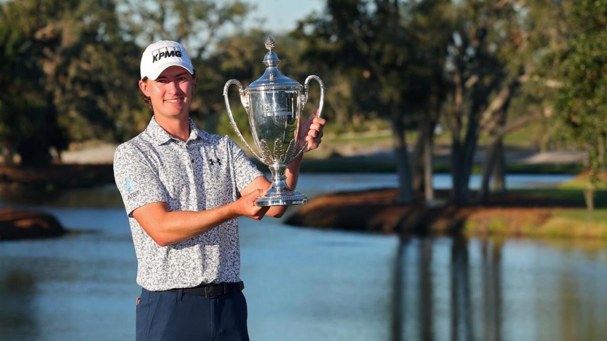 Golfer Maverick McNealy 